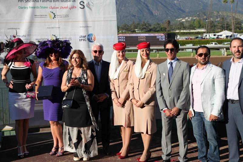 Racing day at Santa Anita Park